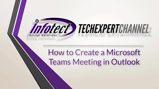 How To Create a Microsoft Teams Meeting in Outlook [upl. by Aleahpar]