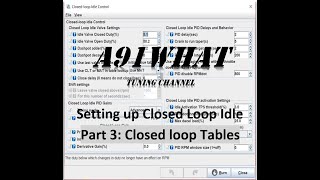 MegaSquirt TunerStudio Closed Loop Idle Tuning part3 [upl. by Lsil]