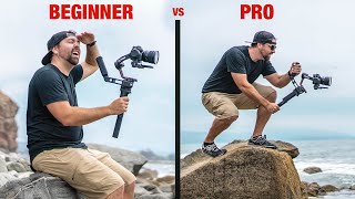 Beginner VS PRO Gimbal Moves [upl. by Viradis]