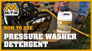 How To Use Detergent For Your Pressure Washer [upl. by Aiderfla]