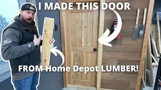 HOW TO BUILD A DOOR ON A BUDGET [upl. by Mattie]