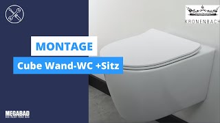 Cube WandWC  Sitz  Montage  Kronenbach [upl. by Schaffer]