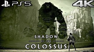 SHADOW OF THE COLOSSUS PS5 Gameplay Walkthrough FULL GAME 4K 60FPS No Commentary [upl. by Dyrraj866]