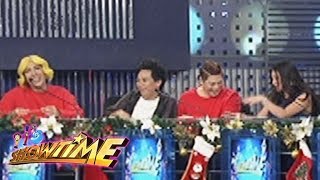 Its Showtime Vice Lassie and MC laugh at Ruffa Maes way of giving comments [upl. by Amehr]