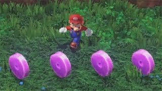 Super Mario Odyssey  Cascade Kingdom  All Purple Coin Locations [upl. by Bain]