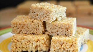 RICE KRISPIE TREATS  How To Make Rice Krispies Treats  SyS [upl. by Sivra859]