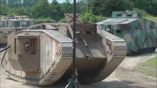 German and British WW1 tanks in action [upl. by Adnih326]