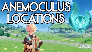 Anemoculus Locations  Genshin Impact [upl. by Zeena]