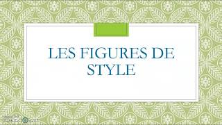 Figures de style les plus courantes [upl. by Enahs]