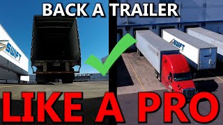 How To Back A Trailer Like A Pro  Tips To Backing A Semi Trailer  Big Rig Pro [upl. by Edette836]