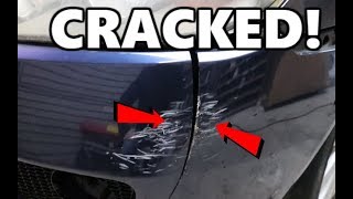 Bumper DIY Crack Repair Fix all types [upl. by Aikemahs]