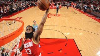 James Harden  Best Dunks  201920  Houston Rockets [upl. by Bessie]