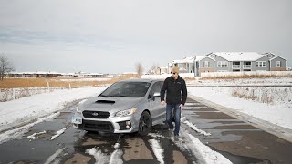 Subaru Wrx in the Snow  Bridgestone Blizzak WS80 Snow Tires [upl. by Hadias]