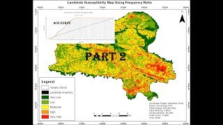 Landslide Susceptibility Assessment using Frequency Ratio Approach PART2 [upl. by Lein667]