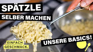 SPÄTZLETEIG selber machen  einfachgeschmack [upl. by Gronseth]