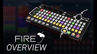 AKAI FIRE Complete Overview Tutorial [upl. by Nelag]