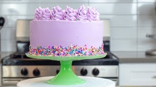 Cake Decorating for Beginners  How to Frost a Cake [upl. by Barina]