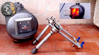 Making a two burners propane forge  Homemade [upl. by Ambrosius713]