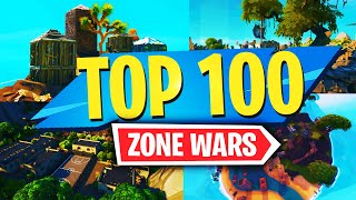 TOP 100 Best ZONE WARS Map CODES Of All Time In Fortnite Creative All Seasons [upl. by Iroak]