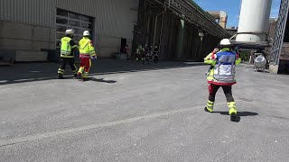 Verpuffung  23 Verletzte in Zuckerfabrik  LNAÜbung in Euskirchen am 140522 [upl. by Dahc973]