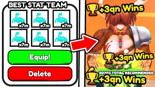 I RESTART Arm Wrestle Simulator With STRONGEST STAT PET TEAM [upl. by Enyrat730]