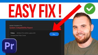 How to Fix Premiere Pro Unsupported Video Driver QUICK GUIDE [upl. by Eberly]