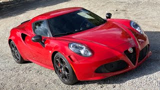 Alfa Romeo 4C Road Review A Petrolheads Dream  4K [upl. by Gautious]