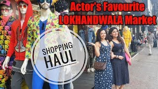 Shopping at Mumbais Famous Lokhandwala Market [upl. by Nemra478]