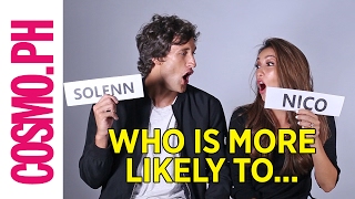 Solenn Heussaff And Nico Bolzico Play A Game Of ‘Who’s More Likely To…’ [upl. by Ahcropal]